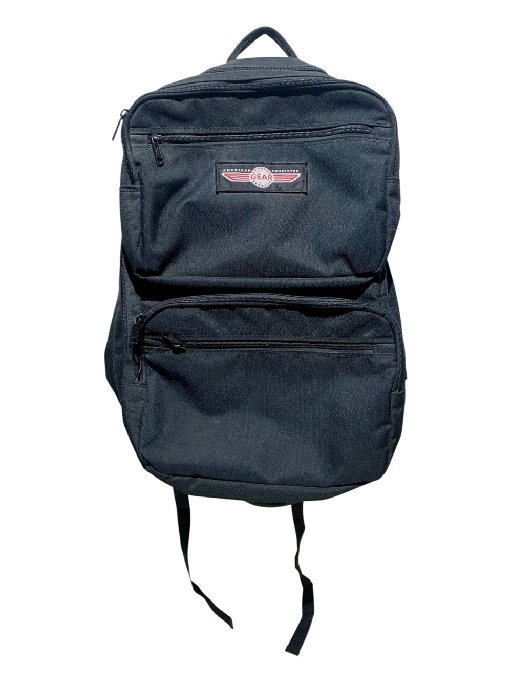 American Tourister Black Men's Backpack with Front Organizer